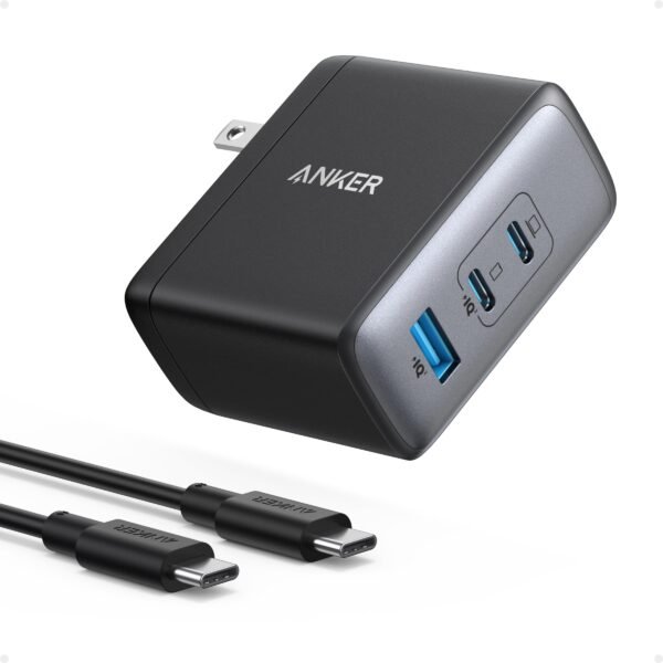 Anker 317 MacBook Pro Charger, 100W USB C Charger, Anker Compact and Foldable Fast Charger.